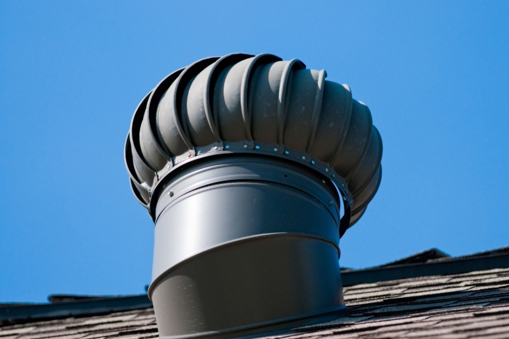 Roof ventilation diagram showing airflow problems in a residential attic